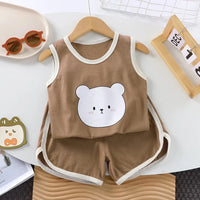 Summer baby boy clothes outfits sets vest T-shirt top+shorts sports suit for toddler infant boys clothing baby wear sets coats