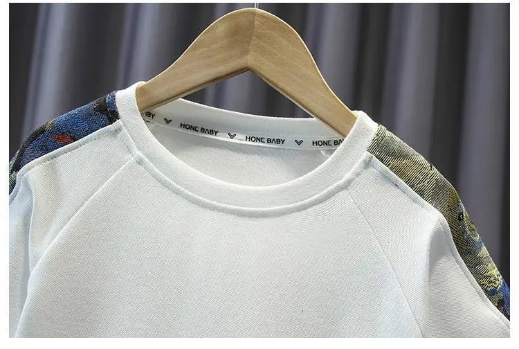 Summer Boy Clothes - Summer Baby Boy Clothes Set Children Girls Fashion Bear Printed T-shirts and Shorts 2pcs Suit Kid