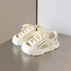Summer Baby Sandals Toe-protection Boys Beach Shoes Kids Girls Sport Sandals Soft Bottom Toddler Shoes Sandalias 1-6y Size 22-31