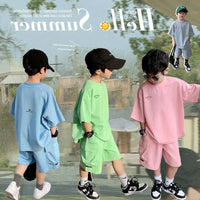 Summer Casual Boys Cotton Loose Alphabet | Baby's World Bangladesh