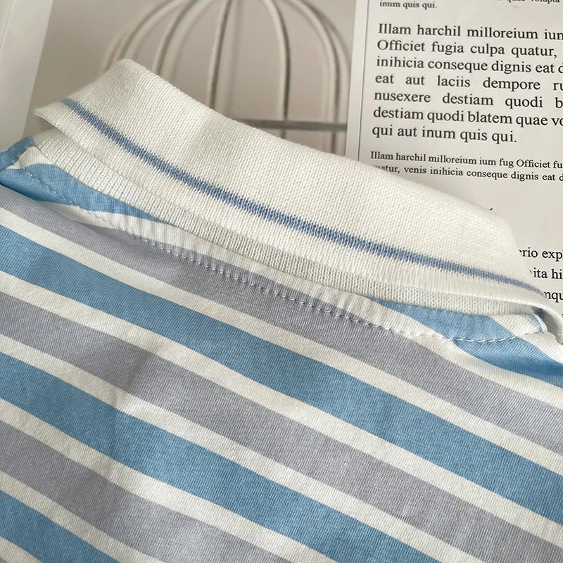 Summer Children Suits Boys Girls Short-sleeved Striped T-shirt +Shorts 2pcs/Set Babies Fashion Tracksuits Kids Casual