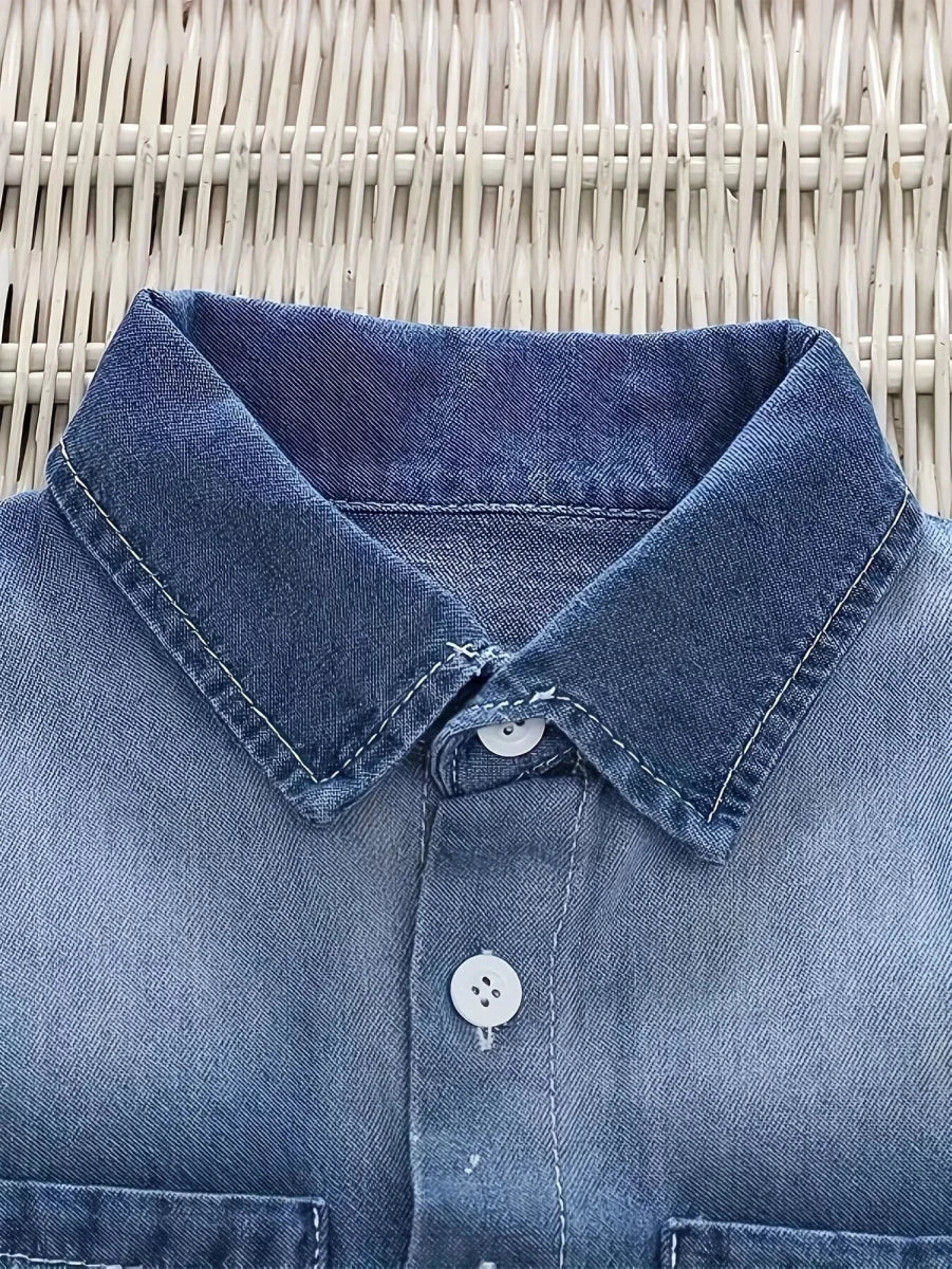 Summer Children Clothing - Summer Children's clothing denim suit for the baby T-shirt and jeans Two-piece set - Boys Summer