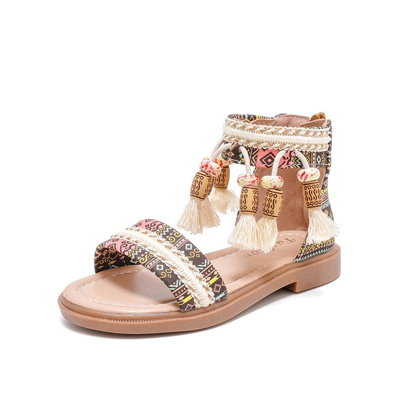Summer Ethnic Style Retro Children's Roman Sandals - BaBy's World