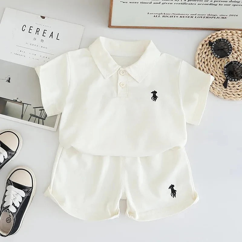 Summer New Baby Boys Clothing For Children Boys T-Shirt Shorts 2Pcs/Sets Infant Kids Clothes Casual Costume Toddler Tracksuits - Mom & Kids