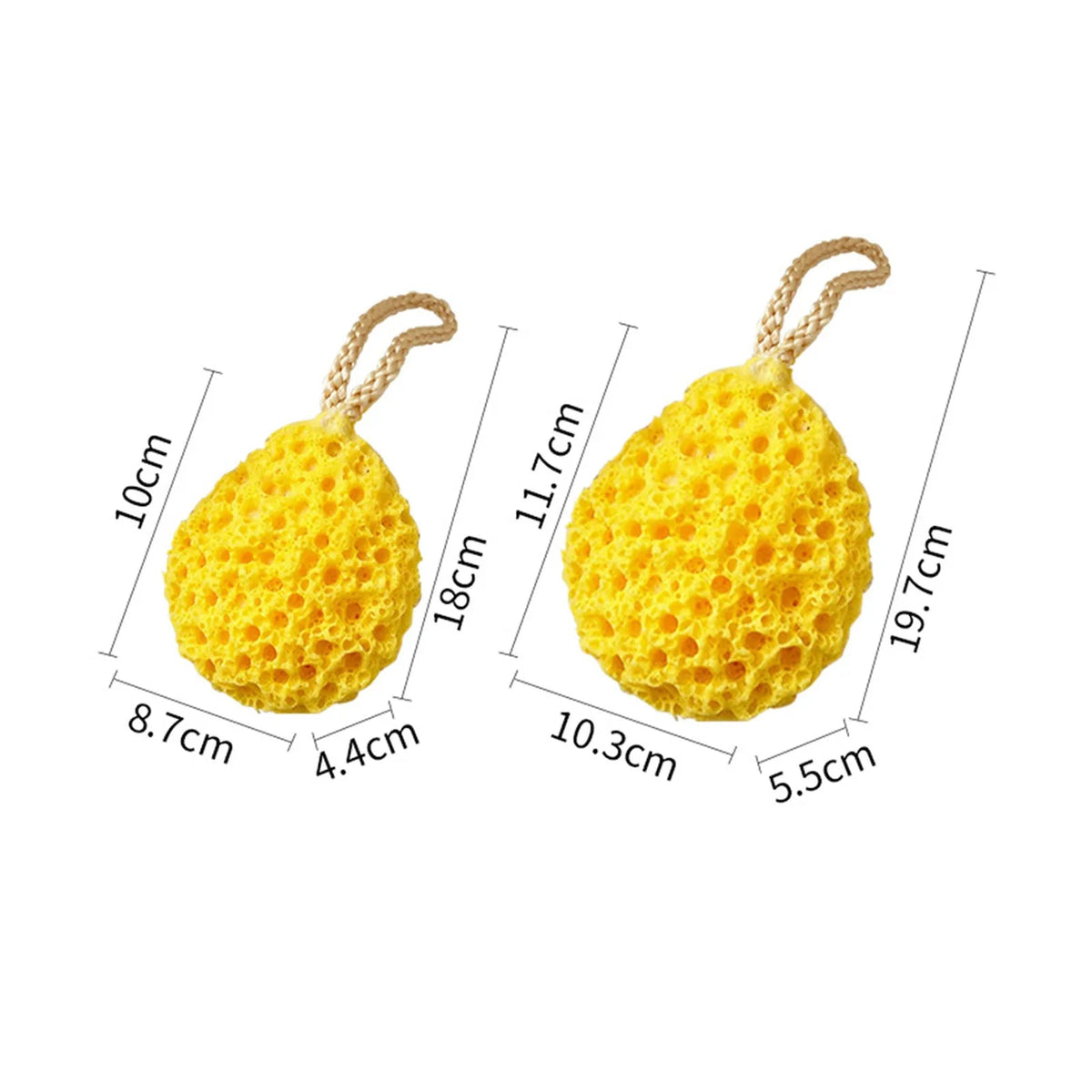 Super Soft Sponge Bath Ball Scrubber Baby Kids Bath Sponge Easy to Clean and Dry for All Kinds of Skin Body Cleaning - BaBy's World