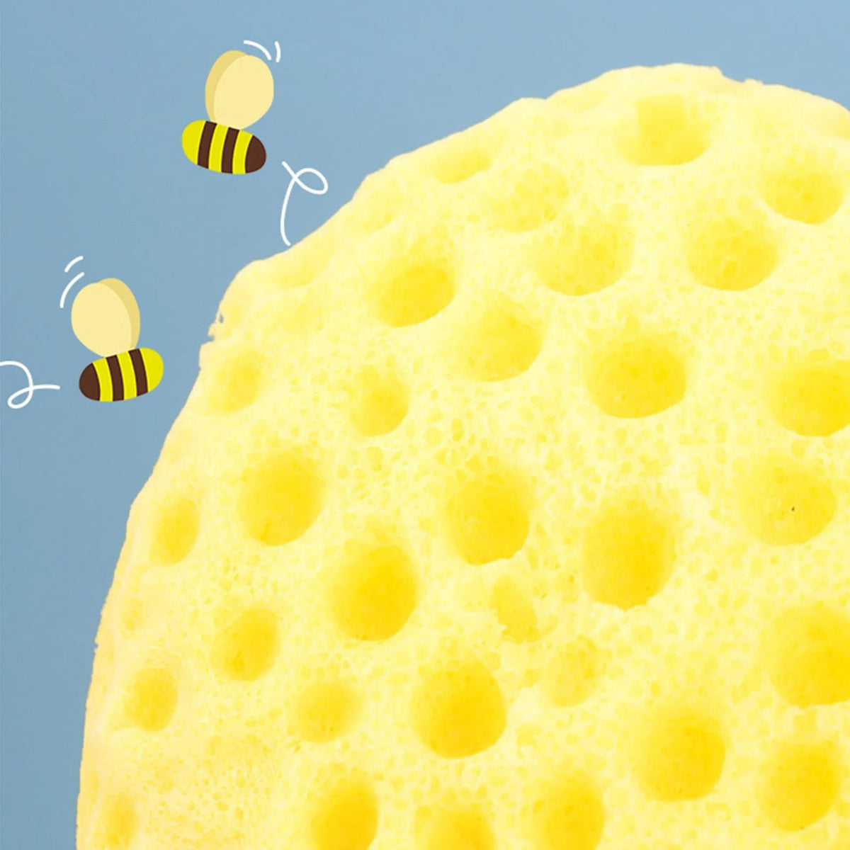 Super Soft Sponge Bath Ball Scrubber Baby Kids Bath Sponge Easy to Clean and Dry for All Kinds of Skin Body Cleaning - BaBy's World