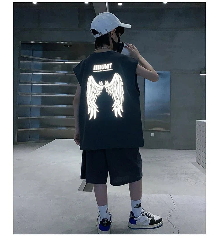 Teenage Summer Tracksuit for Boy with Shorts Tshirt 2 Piece Top and Bottom Clothes Set Kids Child Casual Cotton Outfit Suit