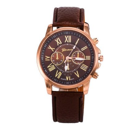 Three eye watches, retro GENEVA, Geneva students, couples, watches, men's belts, quartz trends watches - BaBy's World