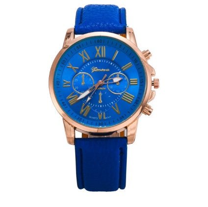 Three eye watches, retro GENEVA, Geneva students, couples, watches, men's belts, quartz trends watches - BaBy's World