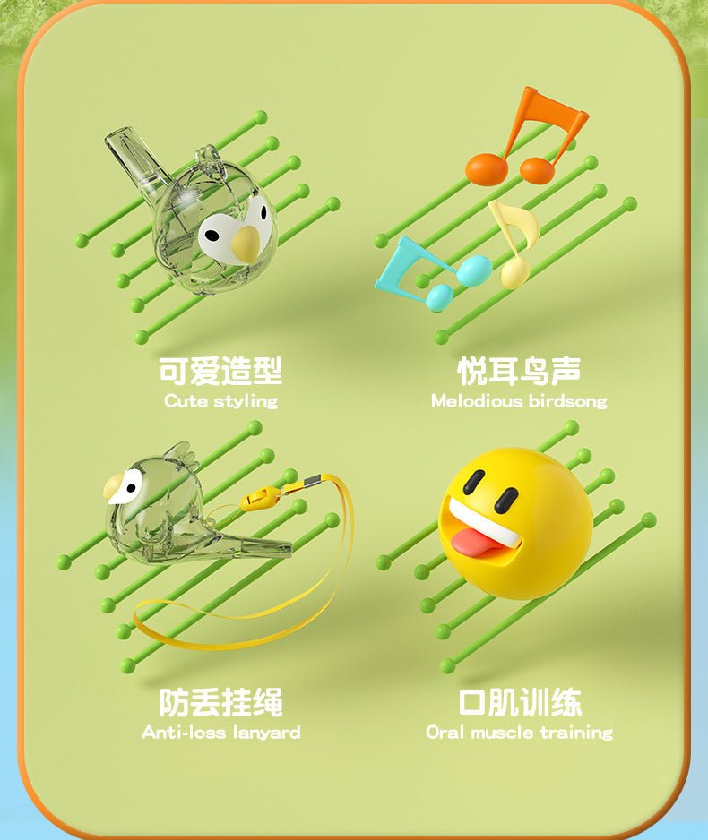 TikTok Waterbird Whistle Children's Oral Motor Pronunciation Training Device, Waterbird Water-filled Whistle, Baby Toy Manufacturer Wholesale (Copy) - BaBy's World
