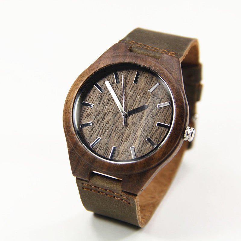 Walnut Wooden Wrist watches - BaBy's World