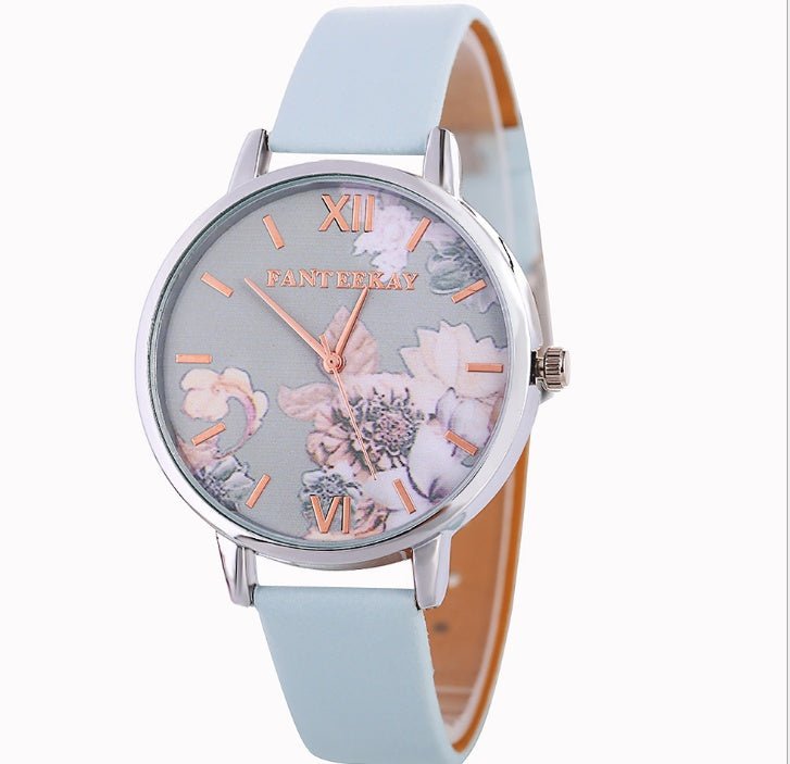 Women's Quartz Watches Major Brand Huawa Belt Quickly Sells Wish Source Broken Flower Watches - BaBy's World