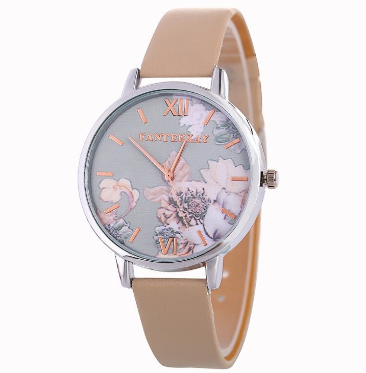 Women's Quartz Watches Major Brand Huawa Belt Quickly Sells Wish Source Broken Flower Watches - BaBy's World