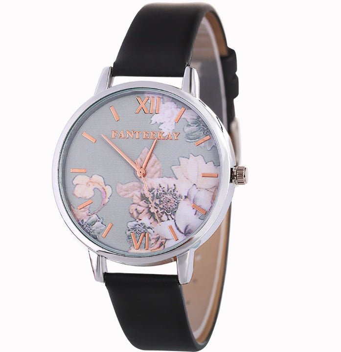 Women's Quartz Watches Major Brand Huawa Belt Quickly Sells Wish Source Broken Flower Watches - BaBy's World