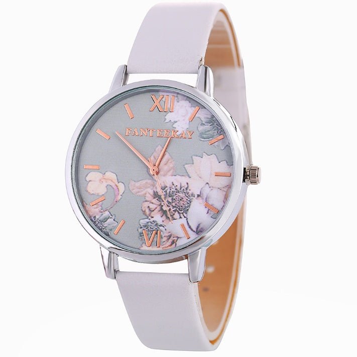 Women's Quartz Watches Major Brand Huawa Belt Quickly Sells Wish Source Broken Flower Watches - BaBy's World