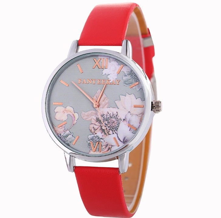 Women's Quartz Watches Major Brand Huawa Belt Quickly Sells Wish Source Broken Flower Watches - BaBy's World